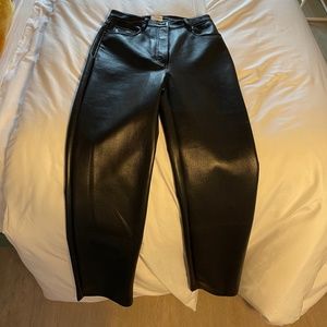 Wilfred Melina Black Vegan Leather Pants